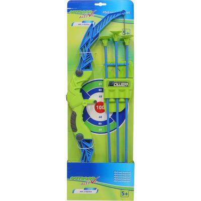 Outdoor active Großes Pfeil- und Bogenset mit 3 Pfeilen
