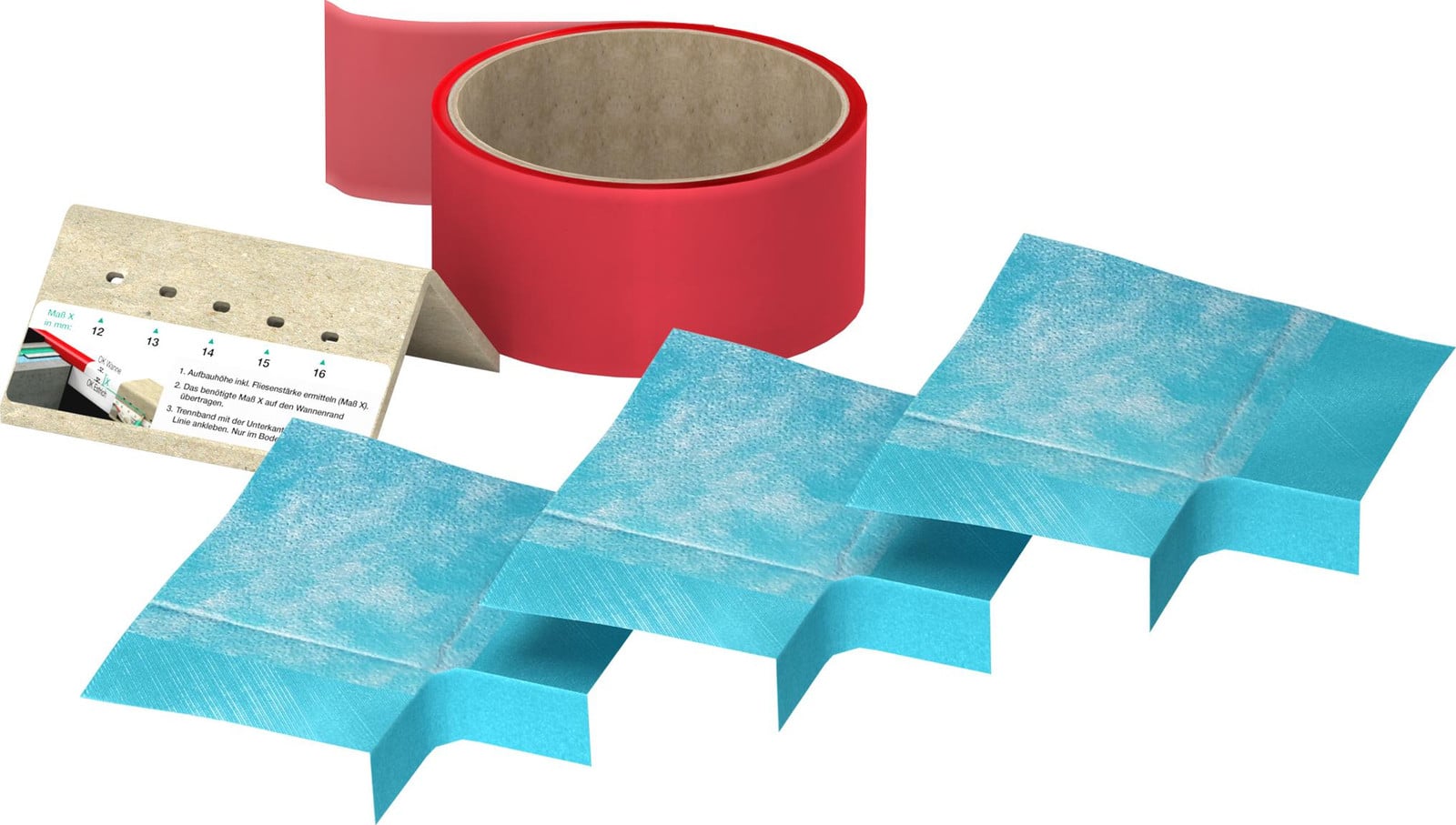 REHAU MEPA Aquaproof Hoekstuk badkuipafdichting, 1 stuk