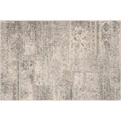 TEPGO Wollteppich Khorasan grau 240x340 cm