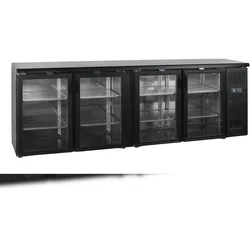 TEFCOLD Backbar-Kühlschrank CBC410G 630l Schwarz