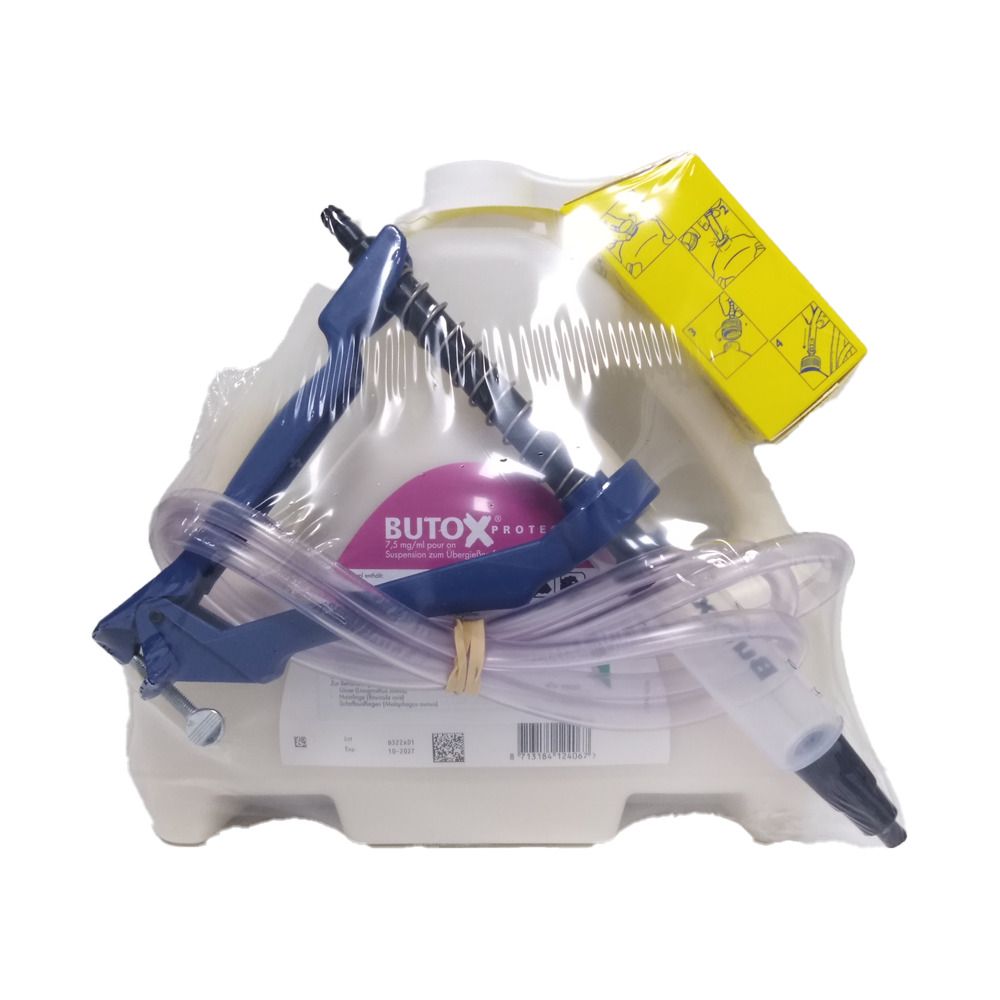 Butox Protect 7,5mg/ml pour on Sus.z.Überg.Ri+Sch. 2500 ml Lösung