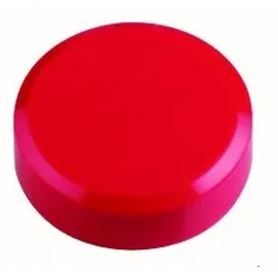 MAUL Rundmagnet 15mm Durchmesser 0,17kg Haftkraft VE=8 Stück rot