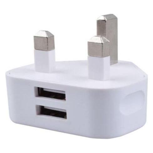 MicroConnect Dual USB charger 2.4 A UK (2 Ports) (PETRAVEL36)