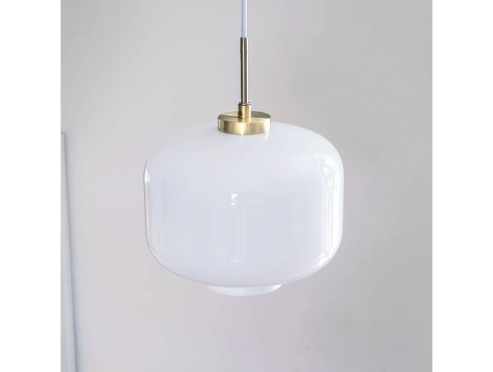 Arp Pendelleuchte Opal/Brass - Dyberg Larsen - Wohnzimmer - Skandinavisch - Glas - Einflammig