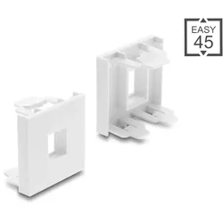 DELOCK Easy 45 Modul Keystone Halterung 45 x 45 mm weiß