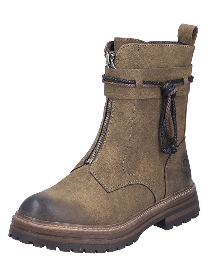 rieker Stiefeletten in Khaki - 42
