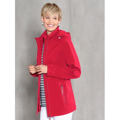 Softshelljacke CLASSIC BASICS, Damen, Gr. 38, rot, 94% Polyester, 6% Elasthan, Innenseite:100% Polyester, unifarben, figurumspielend, Jacken Softshelljacke, Topseller