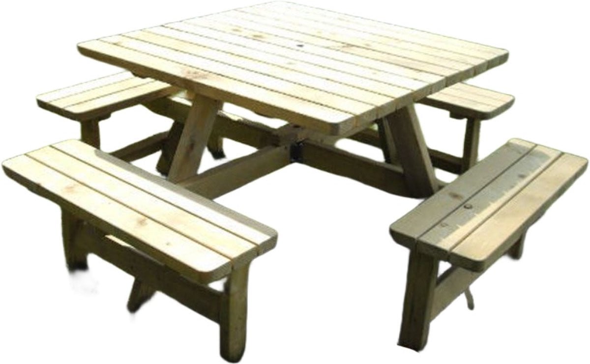 Rockwood Picknicktafel Vierkant 1.15m