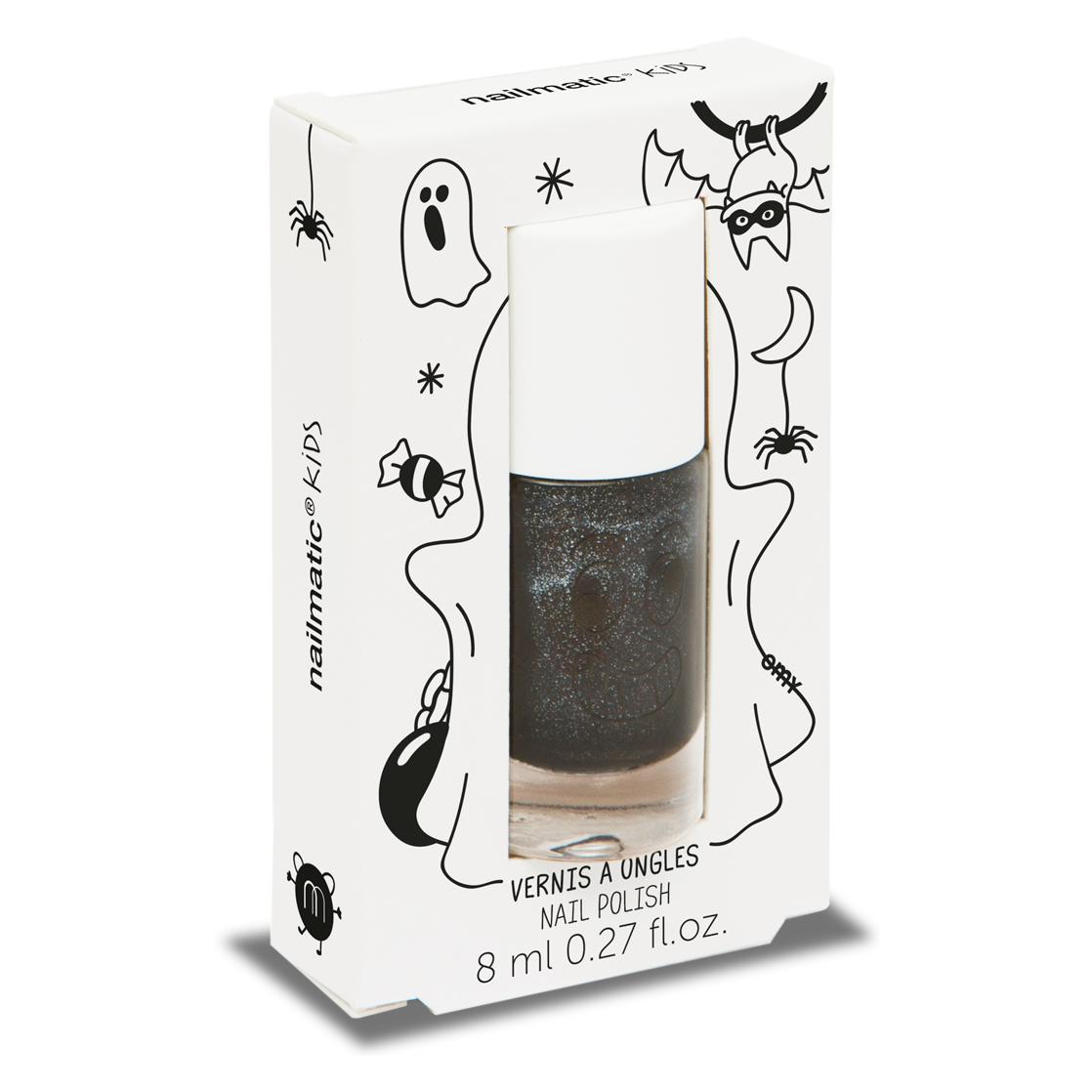 Nailmatic Kinder bērnu nagu laka uz ūdens bāzes 8ml CASPER- melna CASPER (Kunstnägel, Schwarz) (CASPER)