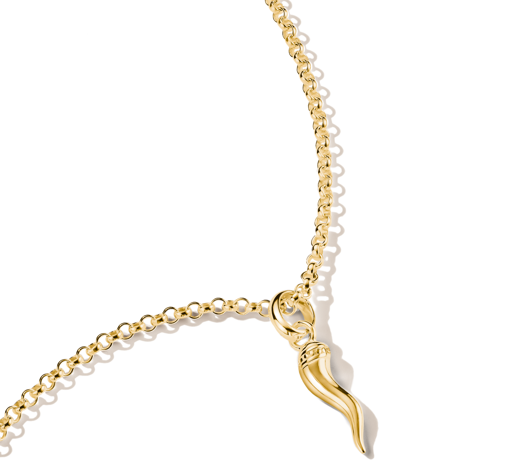 Charm-Einhänger THOMAS SABO "Cornicello-Design, Schmuck-Anhänger für Charm-Armband - Connect", gold (gelbgoldfarben), Charms, Damen, Metall