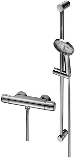Schell Modus MD-T Duscharmatur 021860699 mit Brausegarnitur, ThermoProtect Thermostat