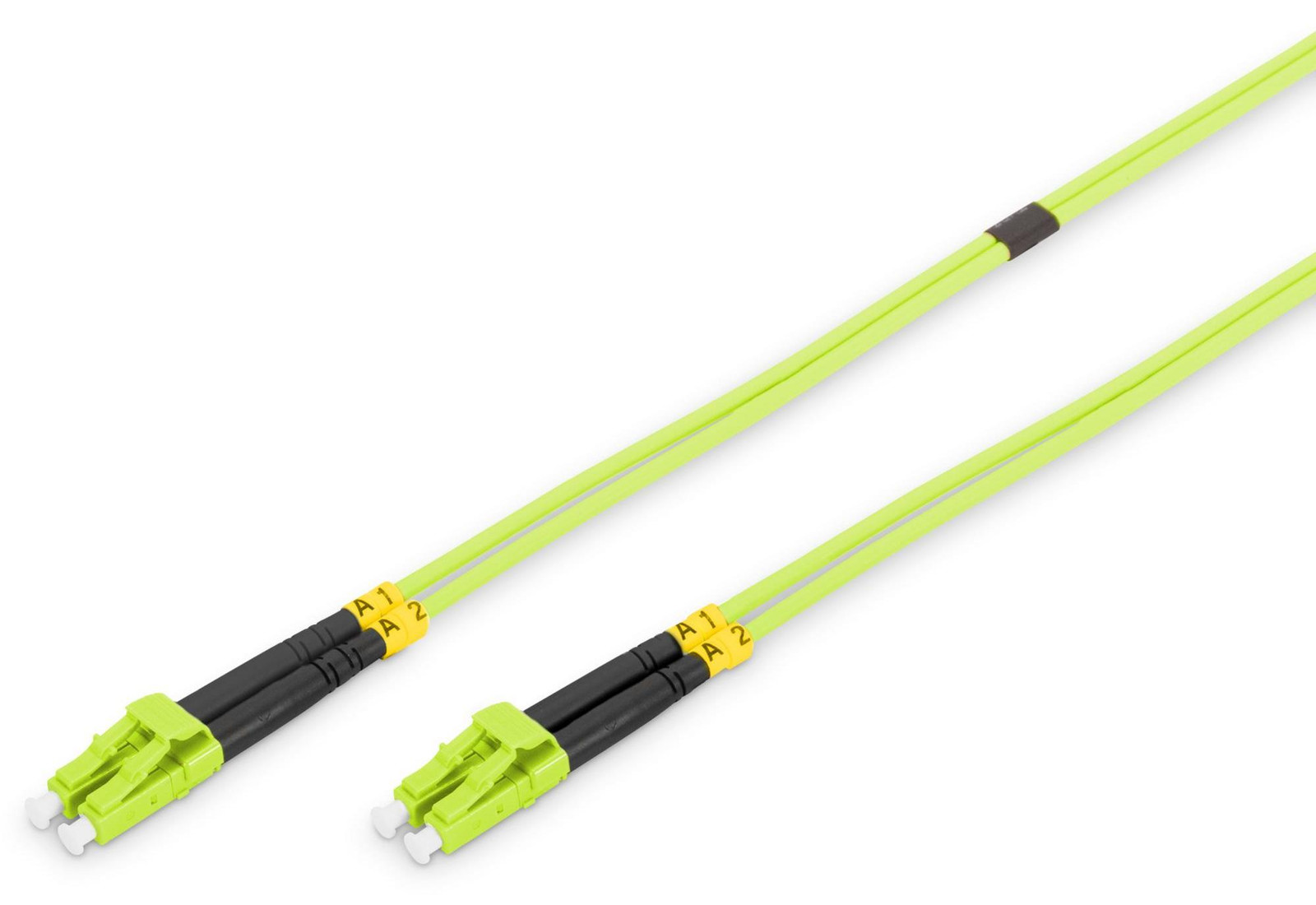 DIGITUS DK-2533-02-5 LWL Patchkabel LC-Duplex naar LC-Duplex OM5, 2,0 m