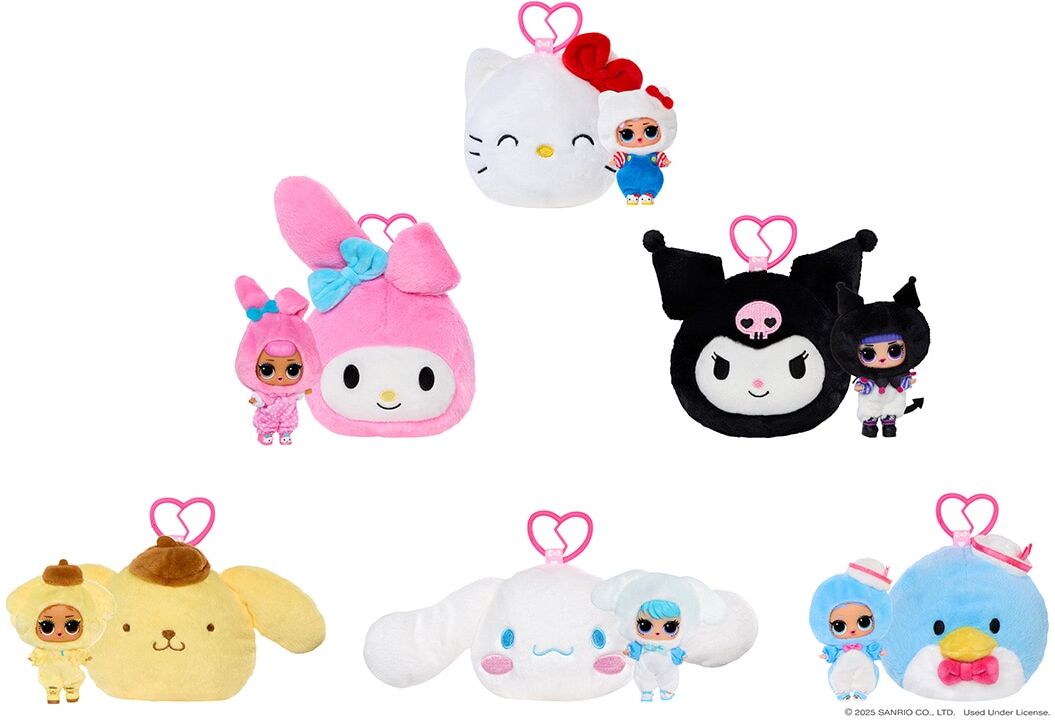 LOL Bola sorpresa Peluche reversible L.O.L Hello Kitty MGA.