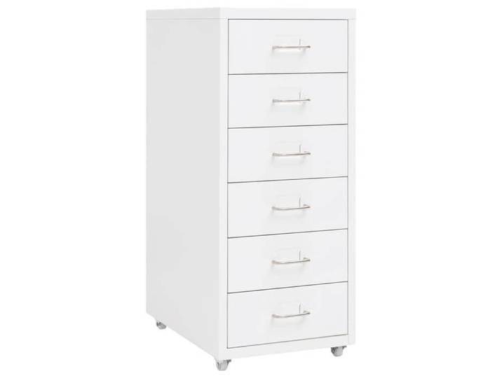 SALE 2025 Classeur mobile - classeur de bureau Blanc 28x41x69 cm Métal 11 65 Kg 6959