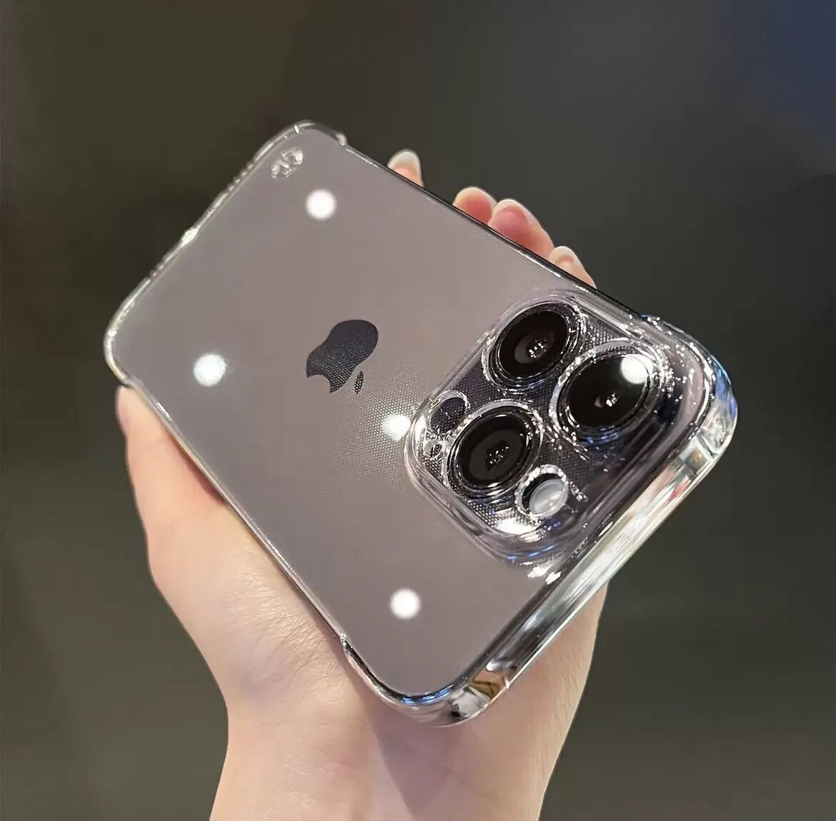 INF Coque Transparente Ultra-Fine pour iPhone 13 - Protection Renforcée