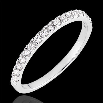 Edenly Trauring Bettina - 375er WeiÃŸgold und Diamanten