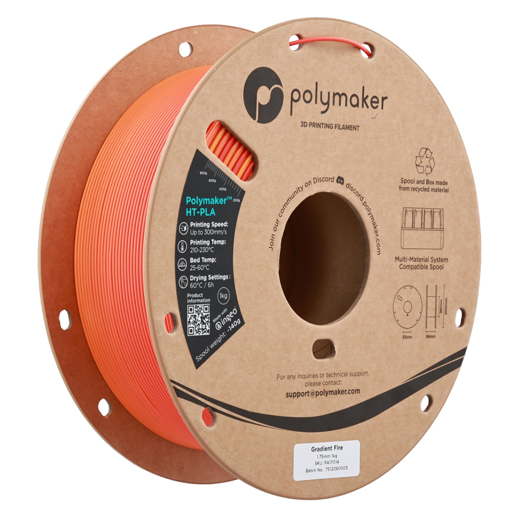 Polymaker HT-PLA Gradient (PLA, 1000 g, 1.75 mm) (PA17014)