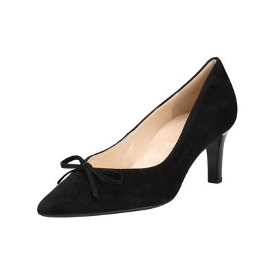 Pumps HÖGL "Högl Pumps Veloursleder", Damen, Gr. 37, schwarz, Veloursleder, Schuhe Pumps