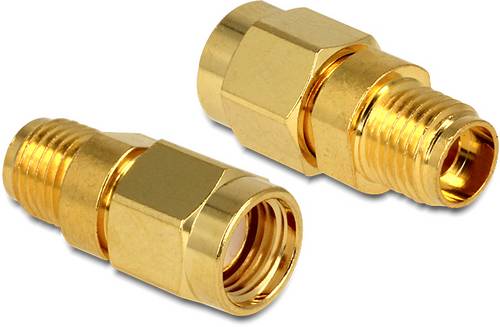 Delock 88728 88728 HF-Adapter RPSMA-Stecker - SMA-Buchse 1St.