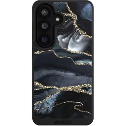 Nivocase Handyhülle für Samsung Galaxy S26 Hülle NIVOpure Case Schwarz Glitzer Look Marmor Trends (Samsung Galaxy S26), Smartphone Hülle, Schwarz