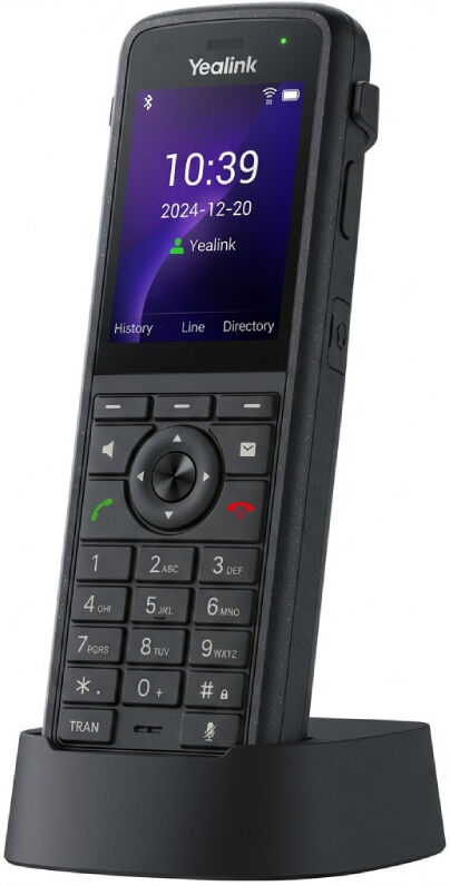 Yealink AX86R Téléphone IP Wifi IP67 Téléphone IP WiFi 6 robuste certifié IP67, avec Bluetooth 5.0, audio HD et batterie longue autonomie pour