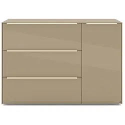 set one by Musterring Sideboard Reno Glas Grau Taupe