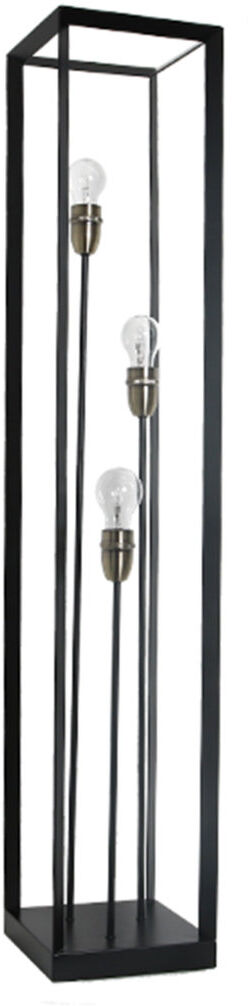 Pagazzi Lighting Ahlayna 120cm Matt Black Column Floor Lamp Matt Black 120cm H X 22cm D
