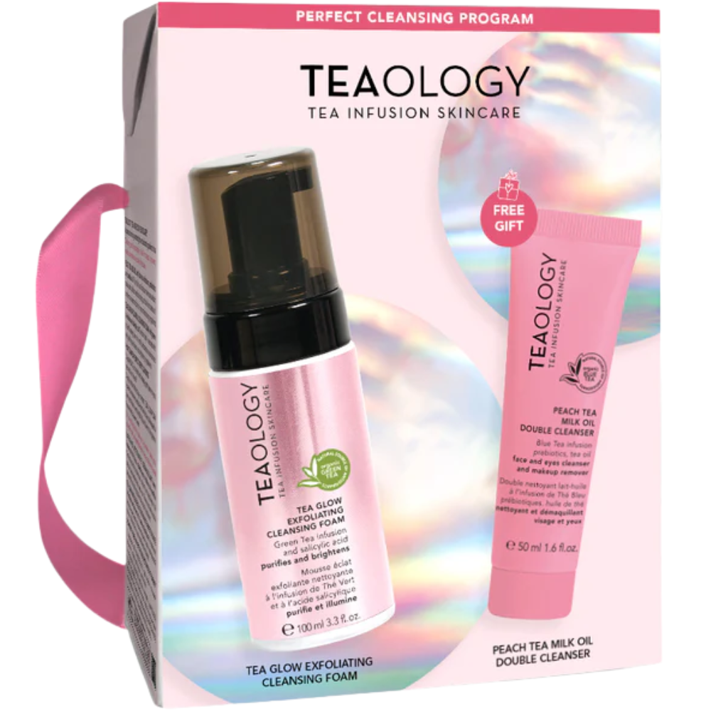Teaology Tea Glow Exfoliating Cleansing Foam Purifies and Brightens