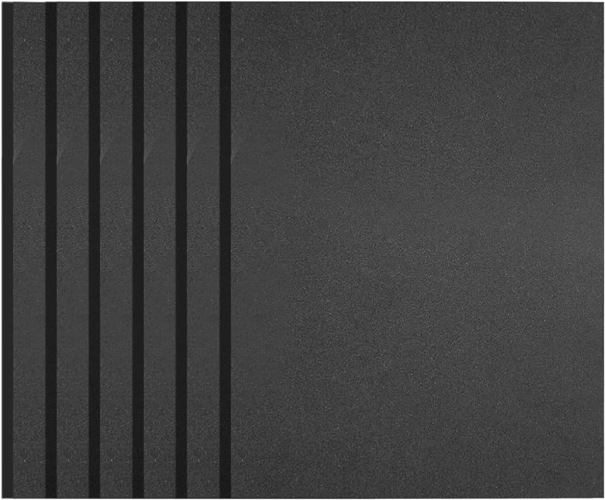 6 stuks Zwarte Zelfklevende EVA-schuim vellen - Antislipmat voor meubels en beschermplaten
