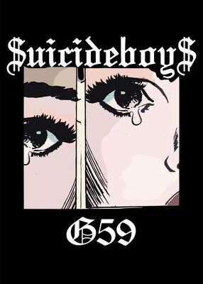 Uplift Essentials Suicideboy Album Poster High Definition Vintage Rap Canvas Wall Art style 2 16x24 In