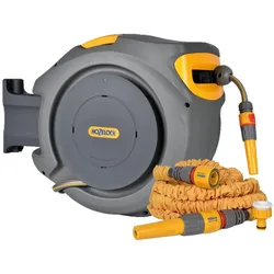 Hozelock, Gartenschlauch Aufbewahrung, Auto Reel 30 meter + Superhoze uitrekbare slang 7,5 meter (30 m)