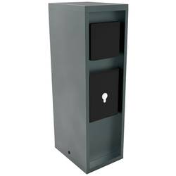 BOLD 10620 Gartensteckdose 3fach Anthrazit ohne Kabel, mit Schalter, mit Timer, per App steuerbar, programmierbar