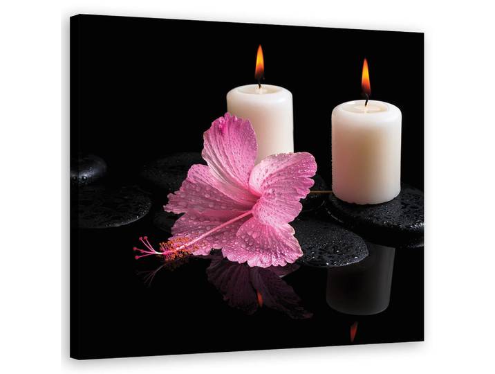 Feeby Wandbild religiös lila, Lila, Orientalisch, Rechteckig, 50x50 cm, Bilder & Rahmen, Bilder, Leinwandbilder