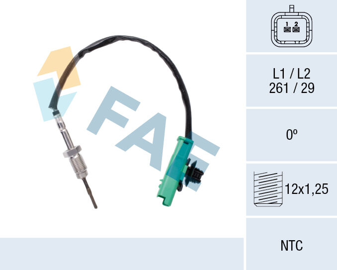 Fae Sensor, Abgastemperatur 68647 Für Citroën