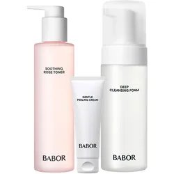 450ml BABOR CLEANSING Daily Cleansing-Ritual (Foam 200ml + Toner 200ml + Peeling 50ml)