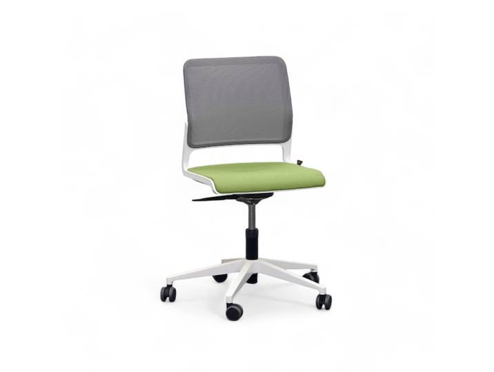 Conference chair Sitag SitagXilium Mesh without armrests, Green, New - Ergonomic & height-adjustable