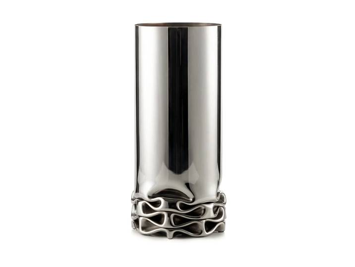 Design House Stockholm Vase Hydraulic 25 cm Acier inoxydable, 33 cm