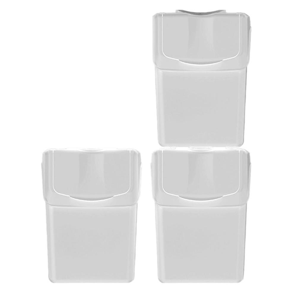 GCS Keden Abfalleimer Sortibox 20l Set 3 - Grau (20 l) (ISWB20S3-427C)