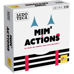 Lisciani Mim'Actions – Pantomime-Spiel – LUDOTECA – LISCIANIGIOCHI – 3+ Spieler – ab 8 Jahren (Deutsch)