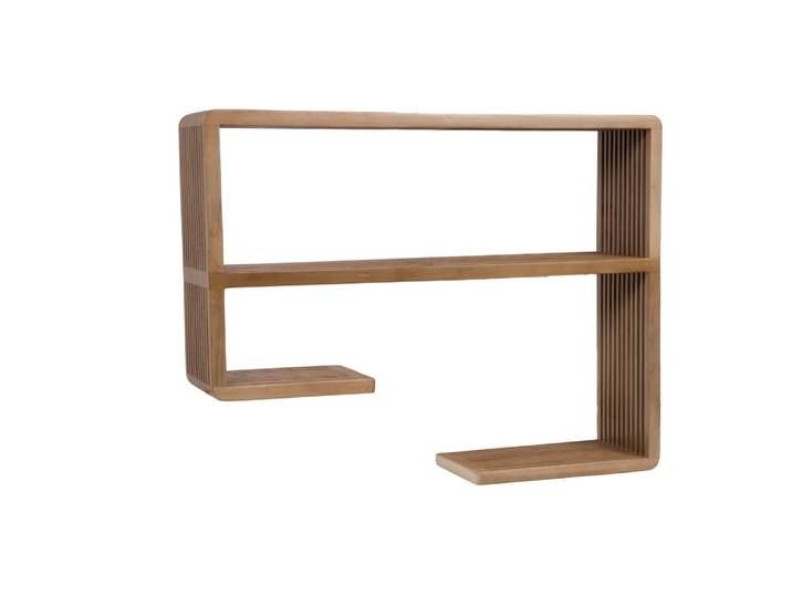Étagère murale en teck l90 cm marron en bois de teck