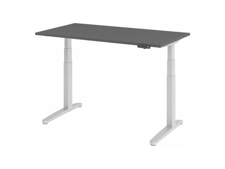 XBHM 14 SS Schreibtisch elektrisch höhenverstellbar Graphit