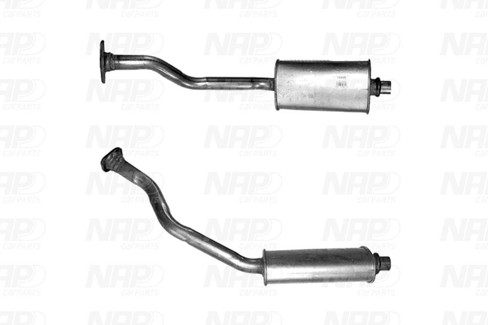 NAP carparts CAF10377 Abgasrohr