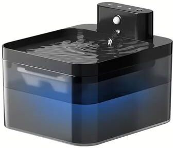 Uplift Picks Wireless Cat Water Fountain With Sensor For Fresh Pet Hydration black (a)