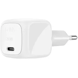 Belkin BoostCharge Kompaktes 30 W USB-C Ladegerät, weiß