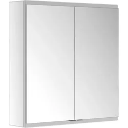 Keuco Royal Modular 2.0 Spiegelschrank 800201070100300 700 x 700 x 160 mm, 1 Steckdose, 1 Doppel-USB-Ladestelle, Wandvorbau, 2-türig