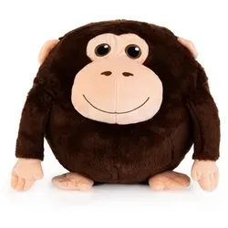 MONT CHALET Kuscheltierkissen Handwärmer-Taschen Mikrofaser Fellimitat Ø ca. 30cm