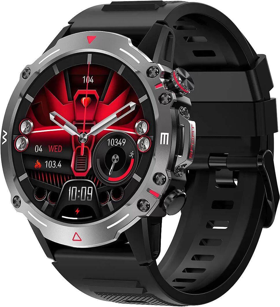 INF Smartwatch / Sportuhr mit Bluetooth-Anrufen Schwarz