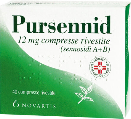 Gsk Pursennid 12 mg Lassativo Stimolante 40 Compresse Rivestite