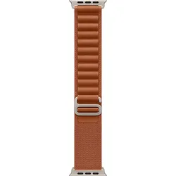 APPLE 49 mm Alpine Loop (S), Ersatzarmband, Terracotta -Titan Natur