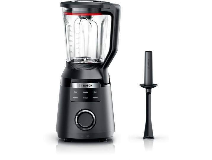 BOSCH Standmixer VitaPower Serie 6, MMB6652B, 6 Programme, 2L Tritan-Behälter, bpa-frei, 1800 W, 6-Klingen-Messer, Made in Europe, 10 Jahre-Motorgarantie